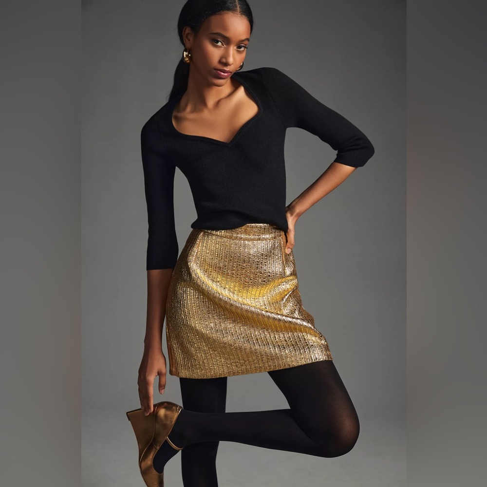 Elegant Black V-Neck Sweater